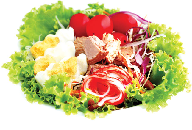 Salad dầu dấm trứng