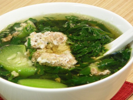 Canh cua rau đay