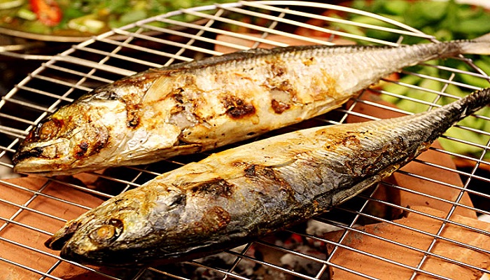 Cá sòng Phú Quốc nướng mọi