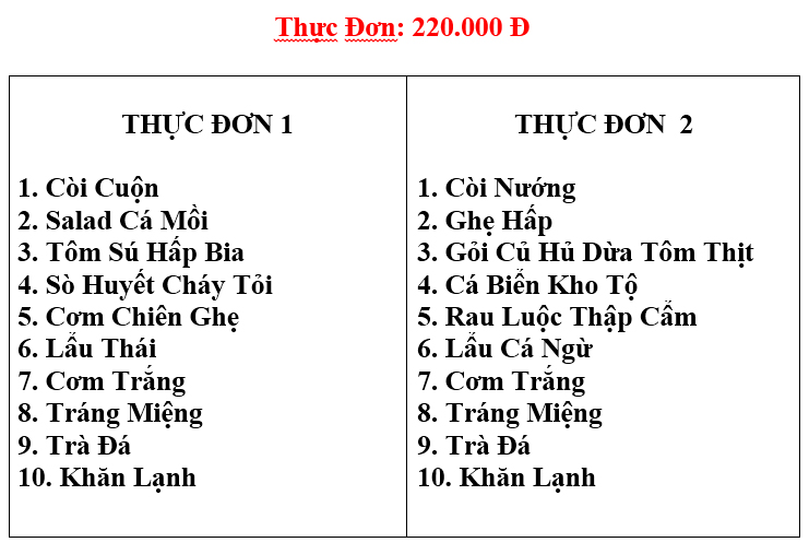 Khuyến mãi 30/4 - 1/5 2018 tại nhà hàng ngự uyển