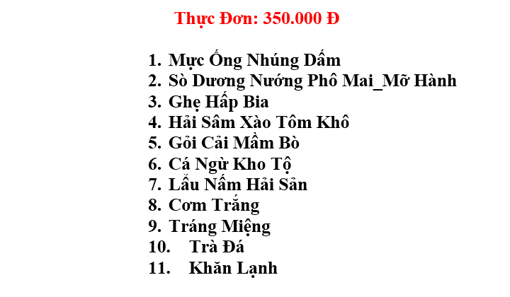 Khuyến mãi 30/4 - 1/5 2018 tại nhà hàng ngự uyển