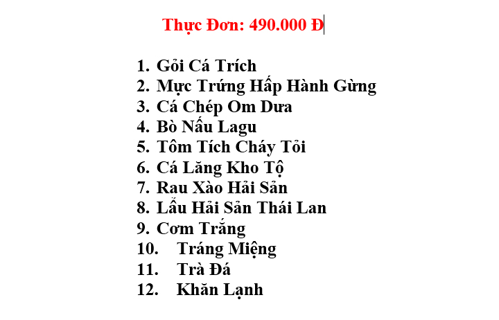 Khuyến mãi 30/4 - 1/5 2018 tại nhà hàng ngự uyển